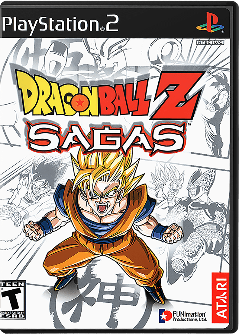 Dragon Ball Z Sagas box art for Playstation 2